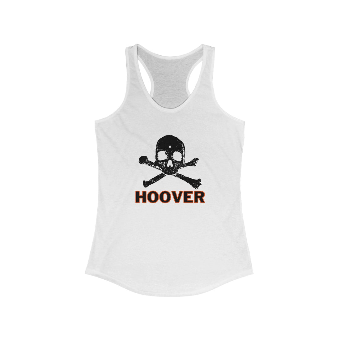 Hoover - Skull Women's Ideal Racerback Tank - joyful