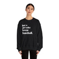 Just a Girl Who Love Baseball Crewneck Sweatshirt - joyful