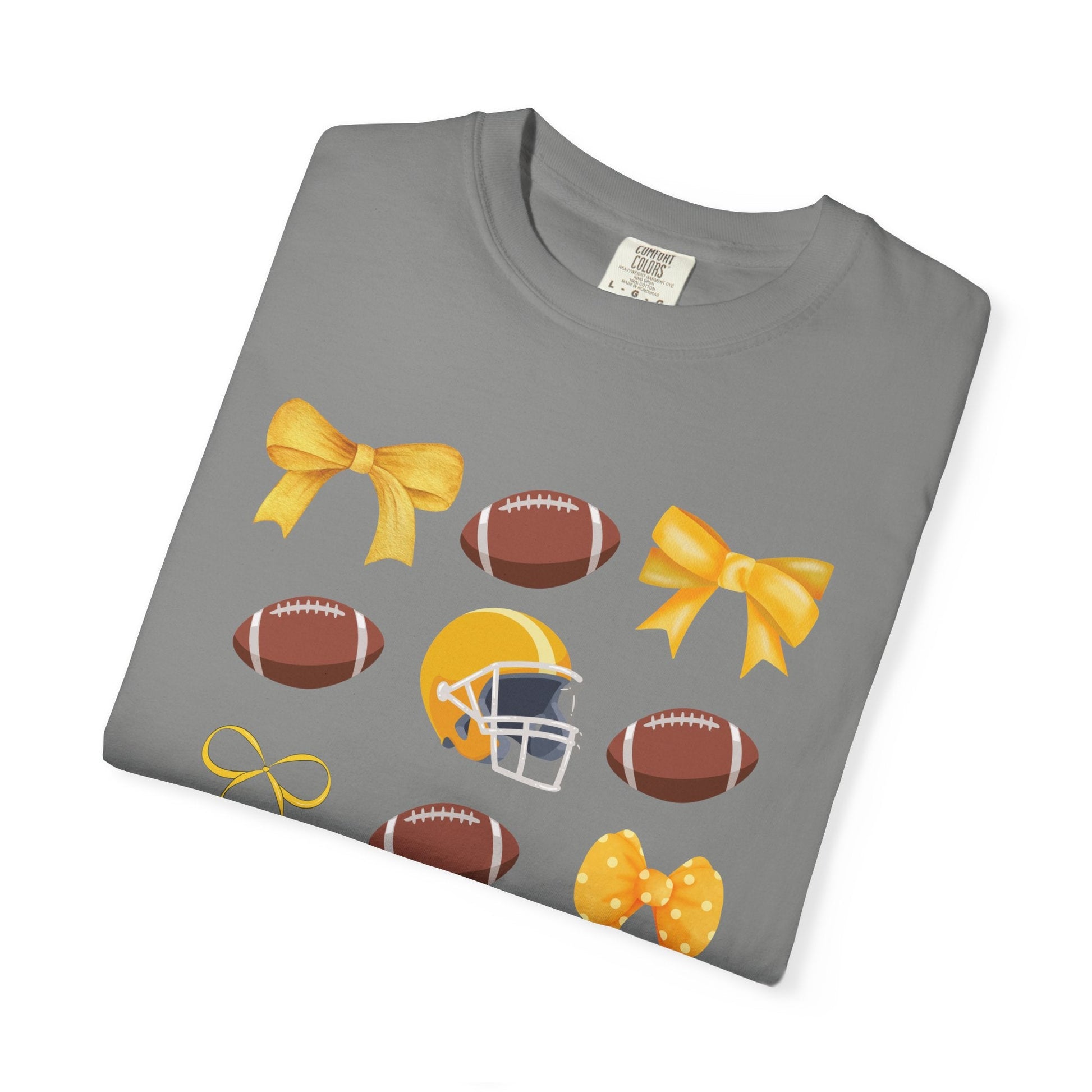 Louisiana - Balls & Bows Comfort Colors T-shirt - joyful