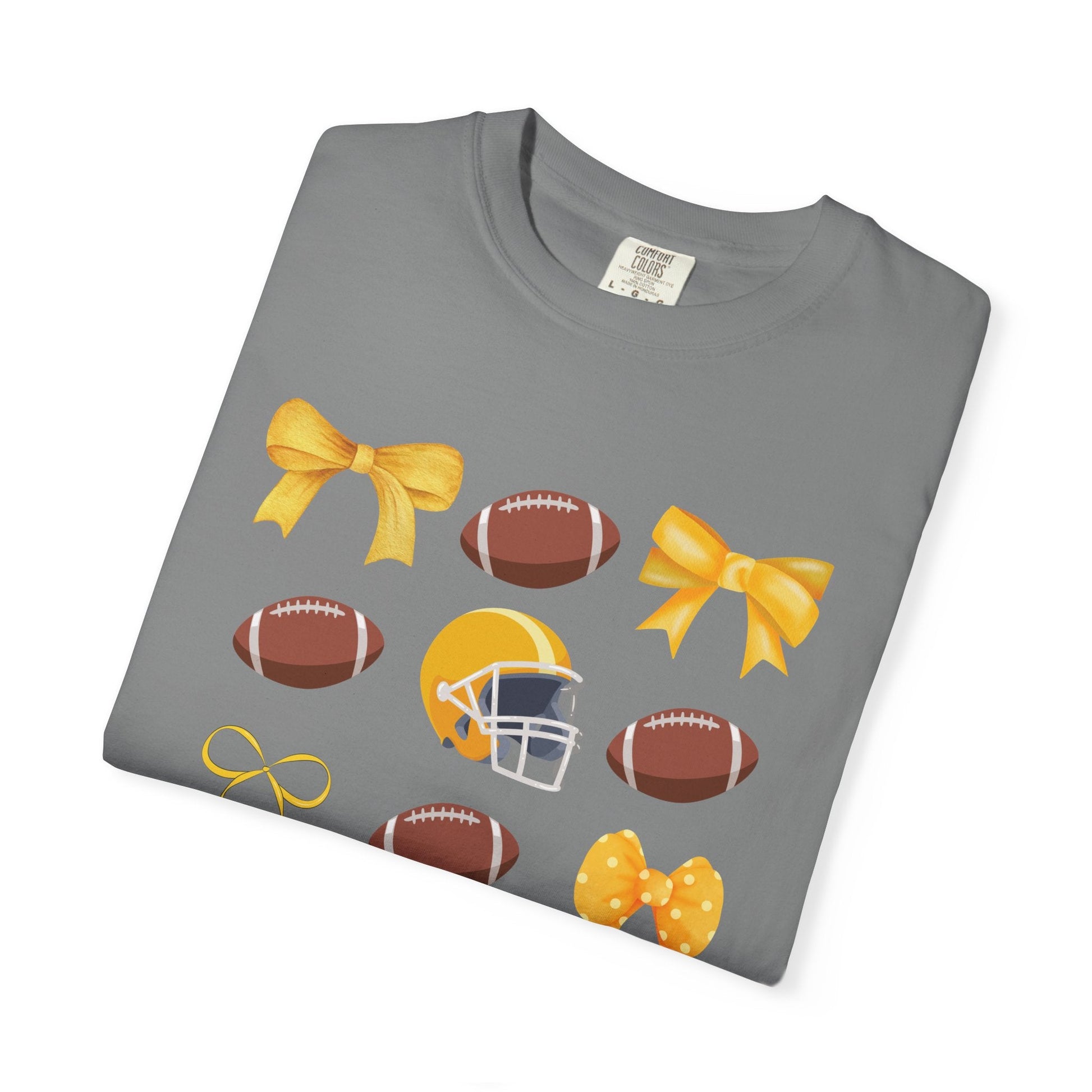 Louisiana - Balls & Bows Comfort Colors T-shirt - joyful