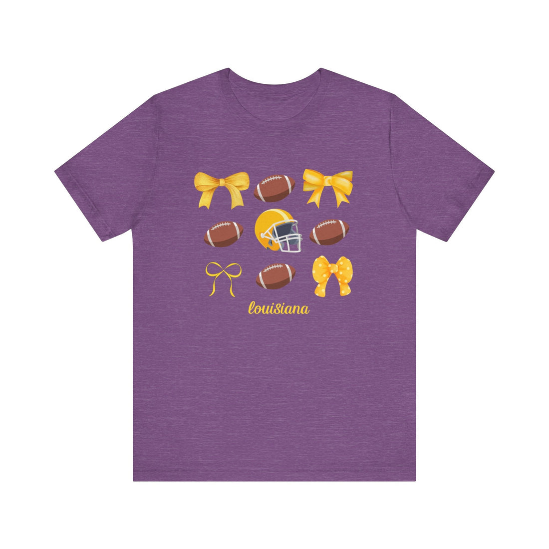 Louisiana - Balls & Bows Unisex Jersey Short Sleeve Tee - joyful