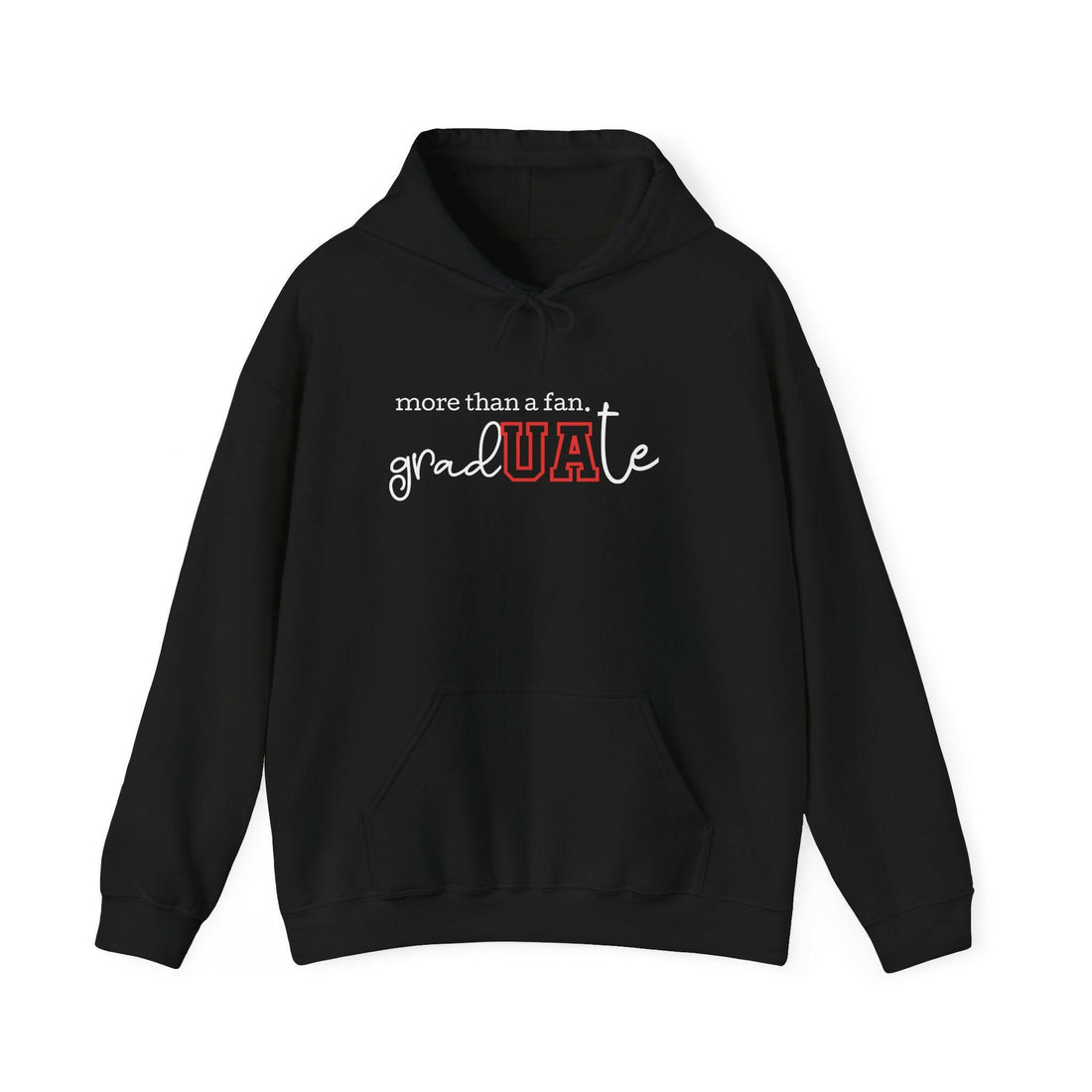 More than a fan. gradUAte. Unisex Heavy Blend™ Hooded Sweatshirt - joyful