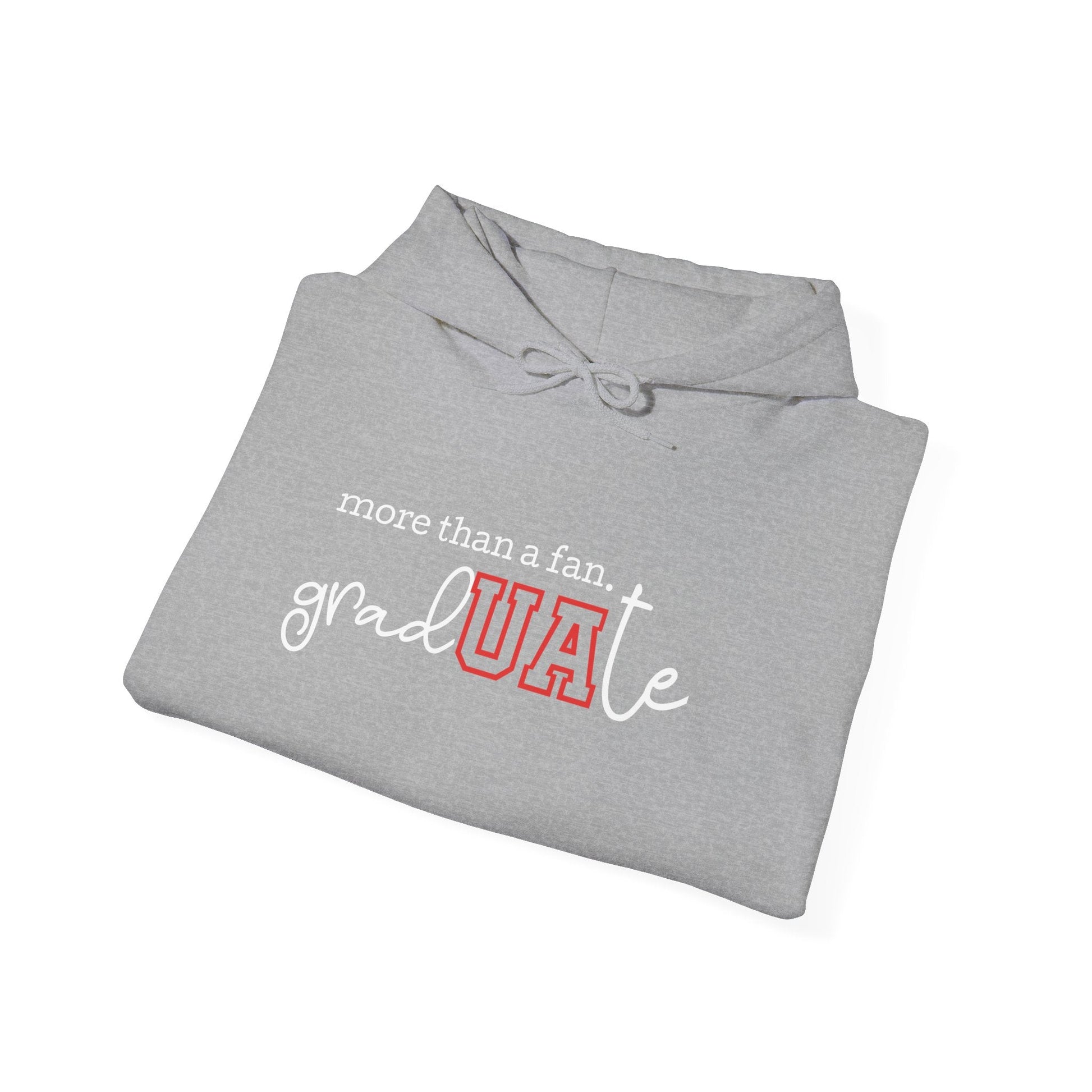More than a fan. gradUAte. Unisex Heavy Blend™ Hooded Sweatshirt - joyful