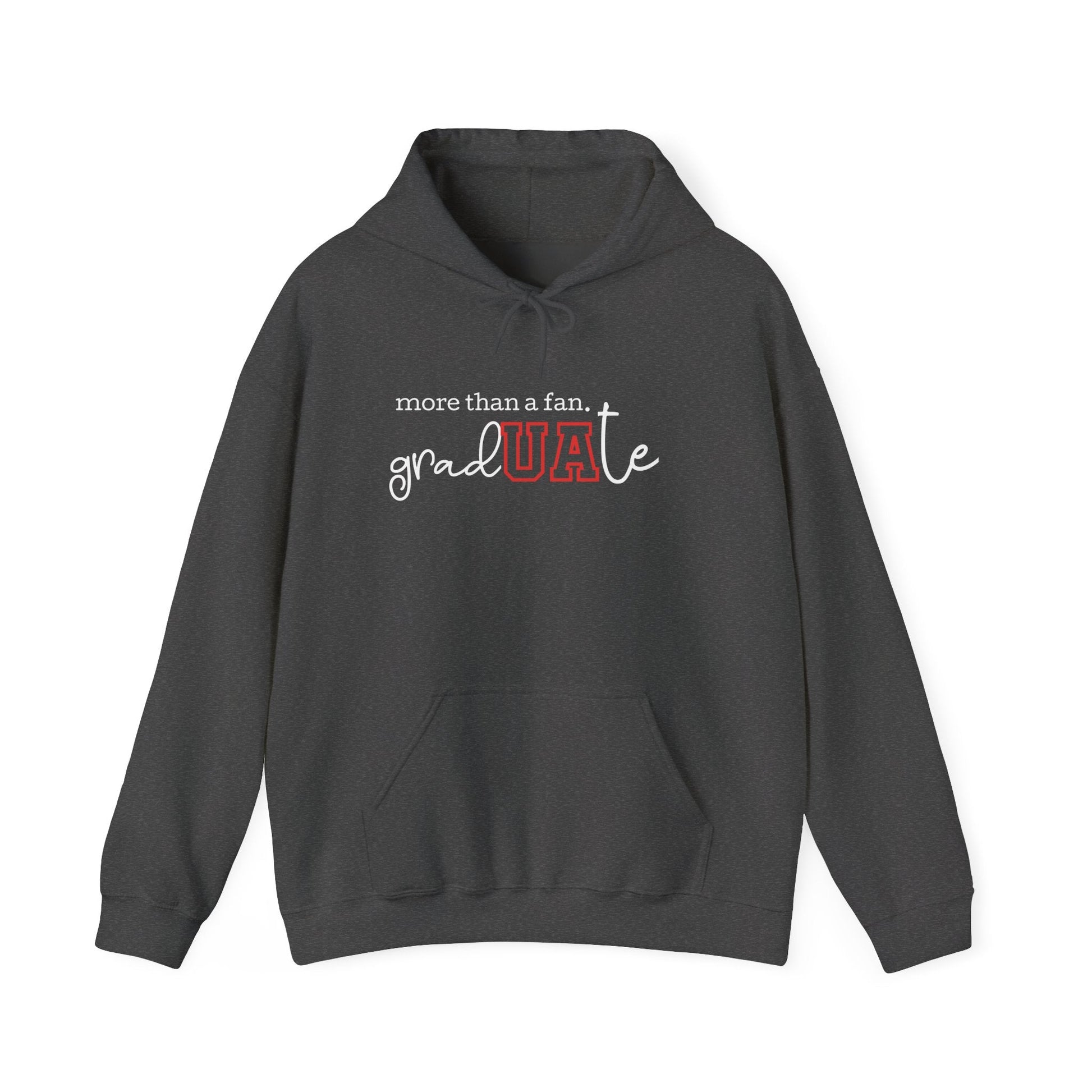 More than a fan. gradUAte. Unisex Heavy Blend™ Hooded Sweatshirt - joyful