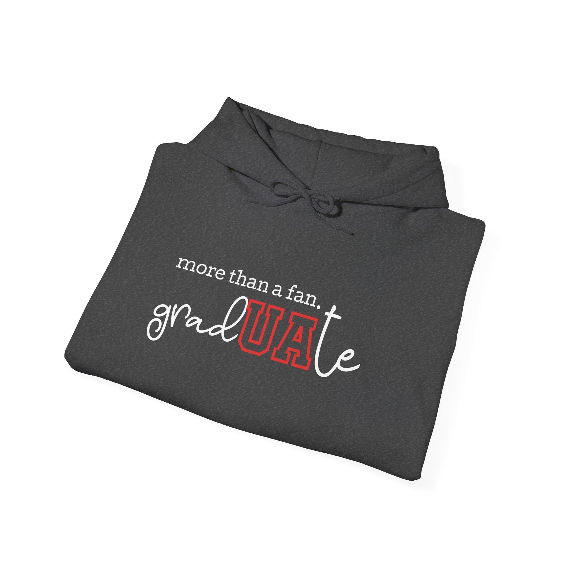 More than a fan. gradUAte. Unisex Heavy Blend™ Hooded Sweatshirt - joyful