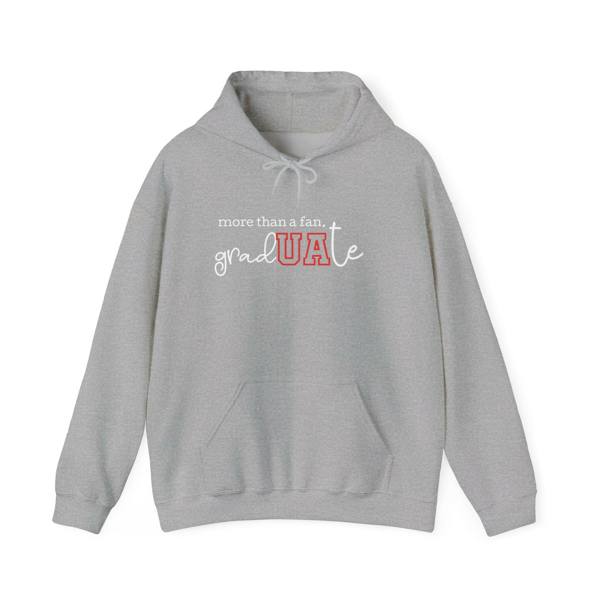 More than a fan. gradUAte. Unisex Heavy Blend™ Hooded Sweatshirt - joyful