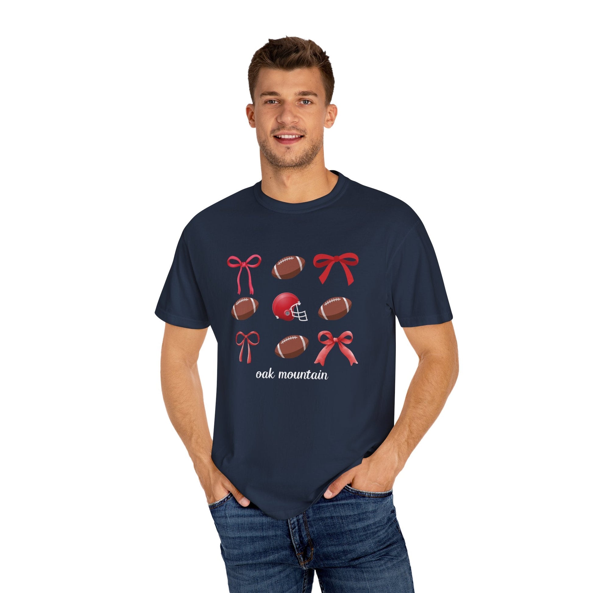 Oak Mountain - Balls & Bows Comfort Colors T-shirt - joyful