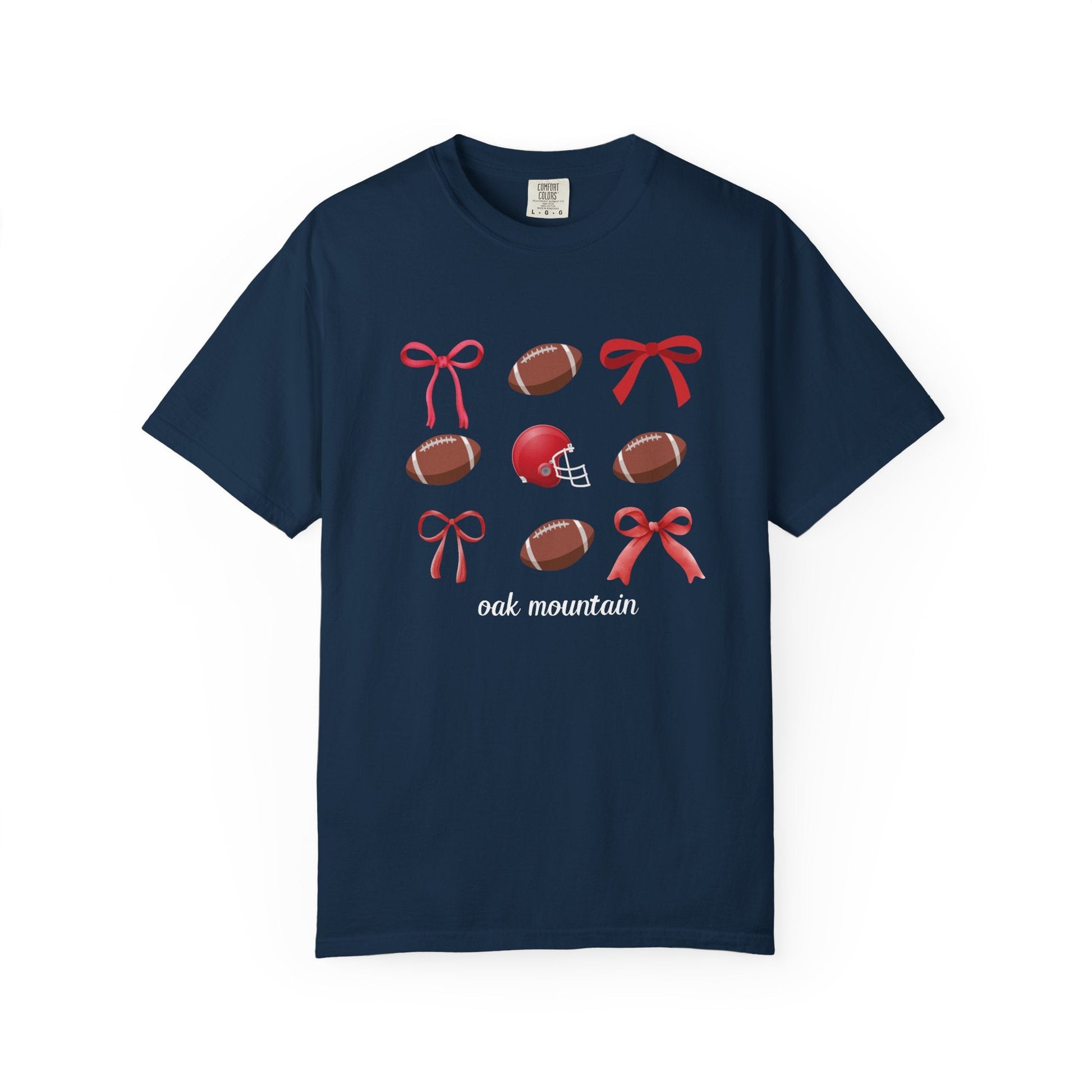 Oak Mountain - Balls & Bows Comfort Colors T-shirt - joyful