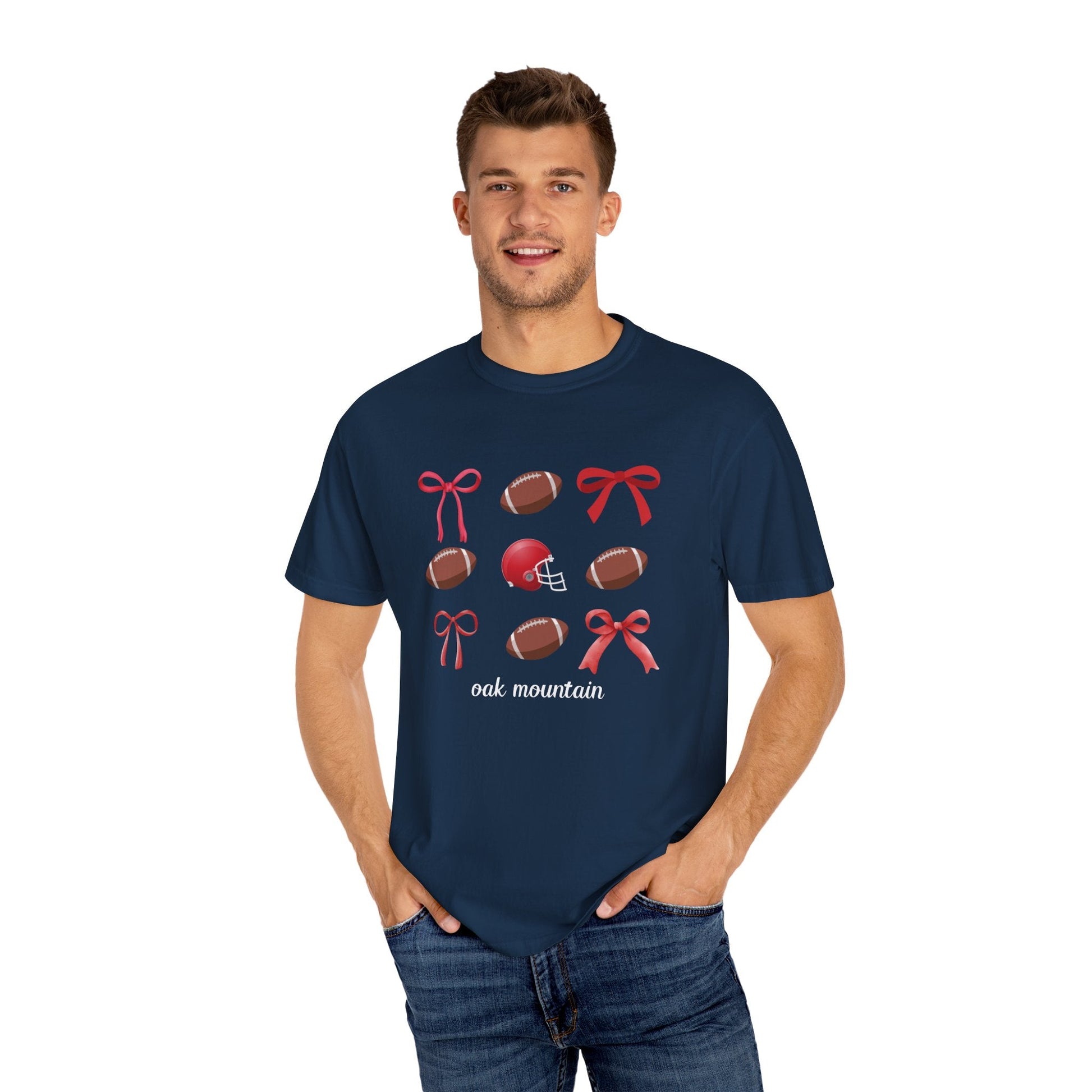 Oak Mountain - Balls & Bows Comfort Colors T-shirt - joyful