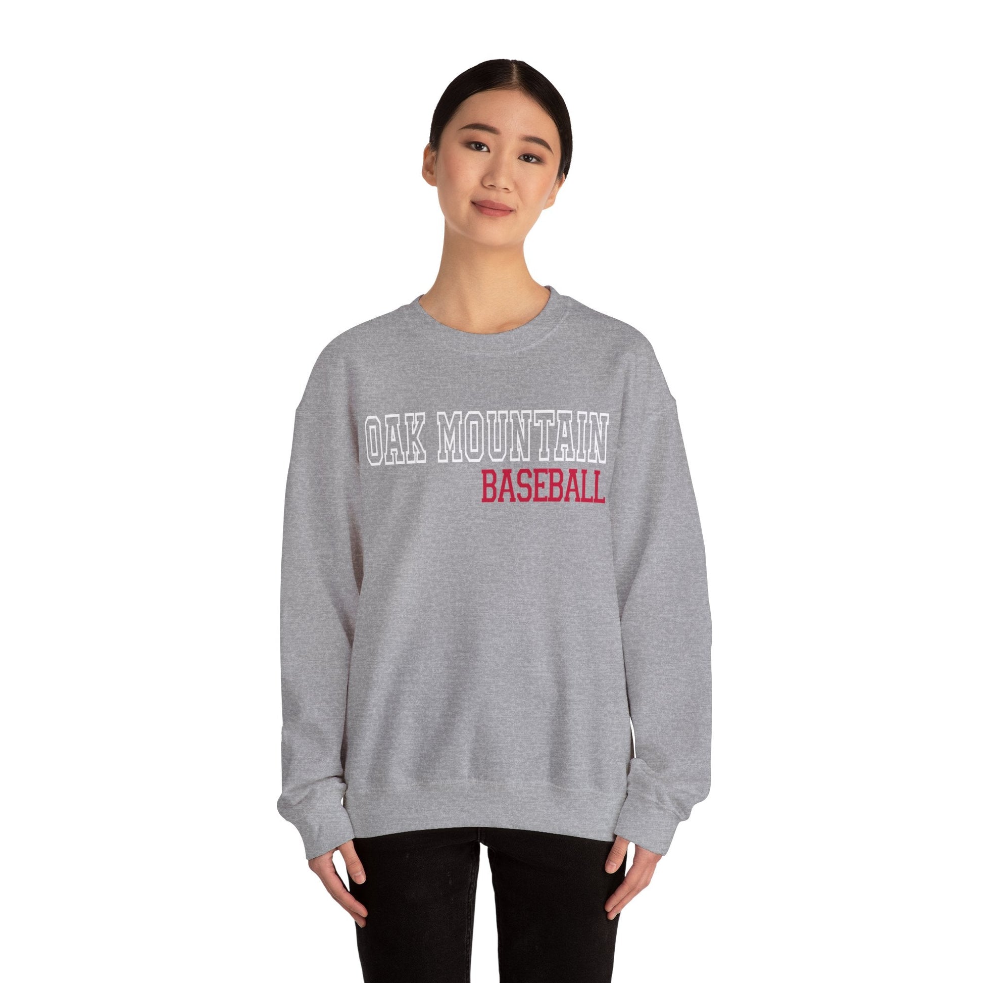 Oak Mountain Baseball - Unisex Heavy Blend™ Crewneck Sweatshirt - joyful