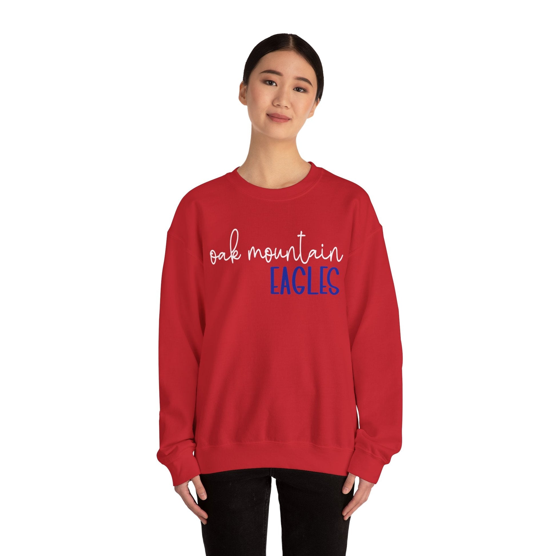 Oak Mountain Eagles - Unisex Heavy Blend™ Crewneck Sweatshirt - joyful