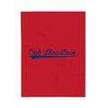 Oak Mountain Velveteen Plush Blanket - joyful