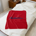Oak Mountain Velveteen Plush Blanket - joyful