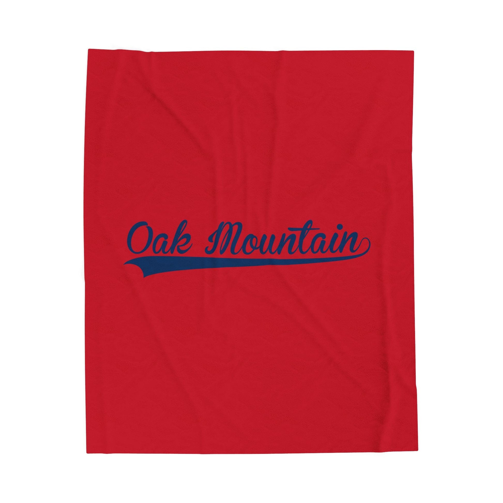 Oak Mountain Velveteen Plush Blanket - joyful
