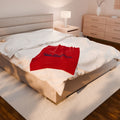 Oak Mountain Velveteen Plush Blanket - joyful