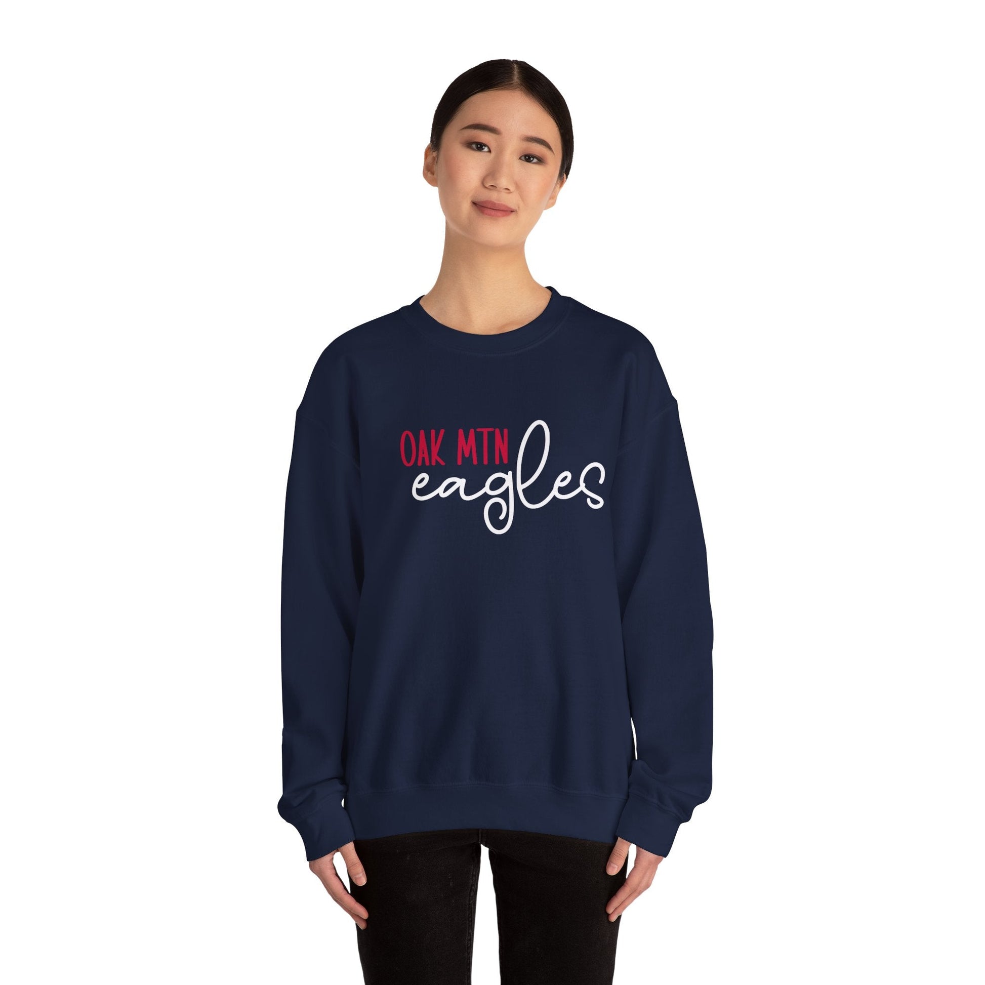 Oak Mtn eagles - Unisex Heavy Blend™ Crewneck Sweatshirt - joyful