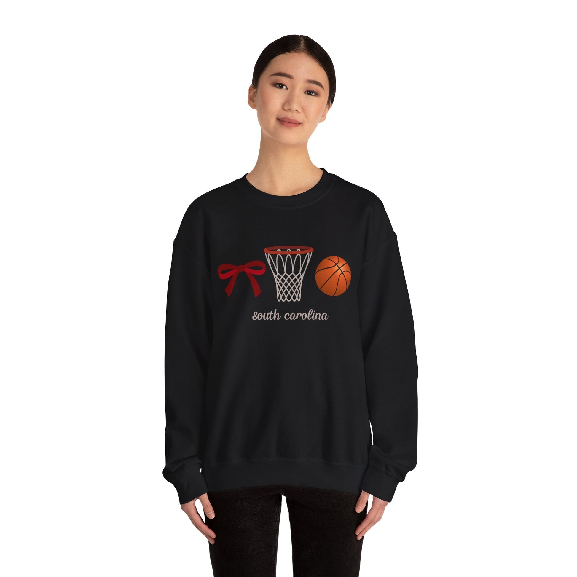 South Carolina Basketball Unisex Heavy Blend™ Crewneck Sweatshirt - joyful