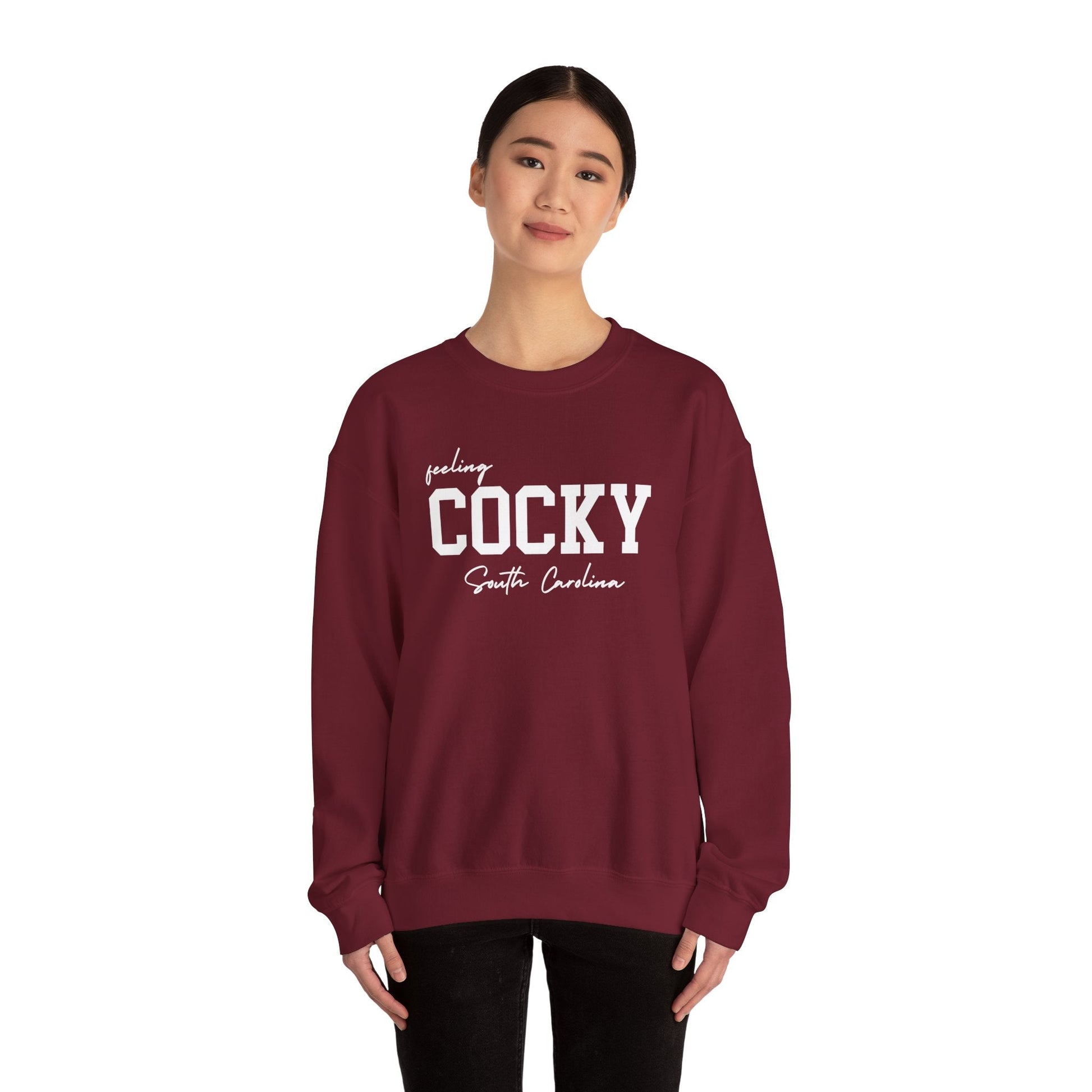 South Carolina Cocks - Feeling Cocky Sweatshirt - joyful