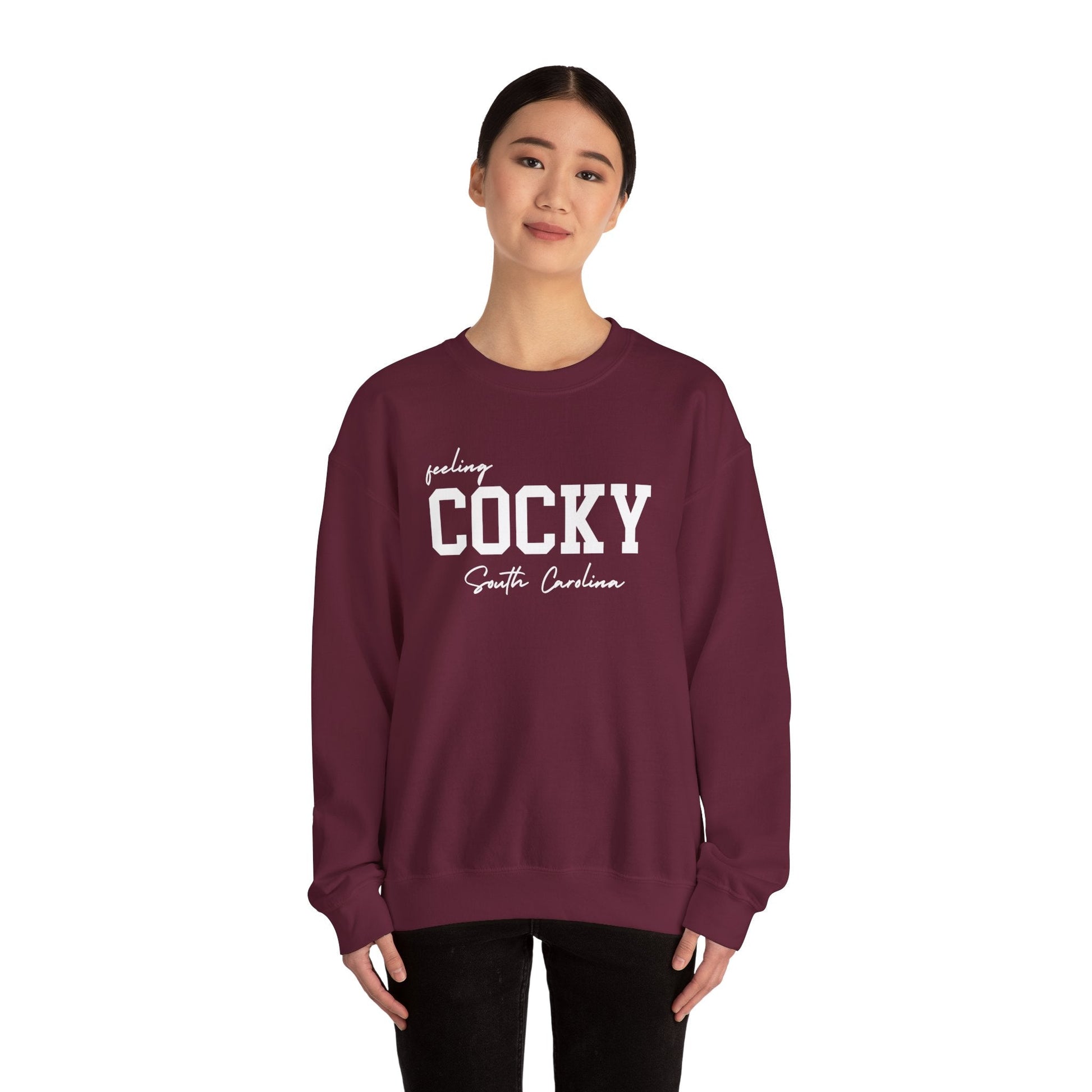 South Carolina Cocks - Feeling Cocky Sweatshirt - joyful