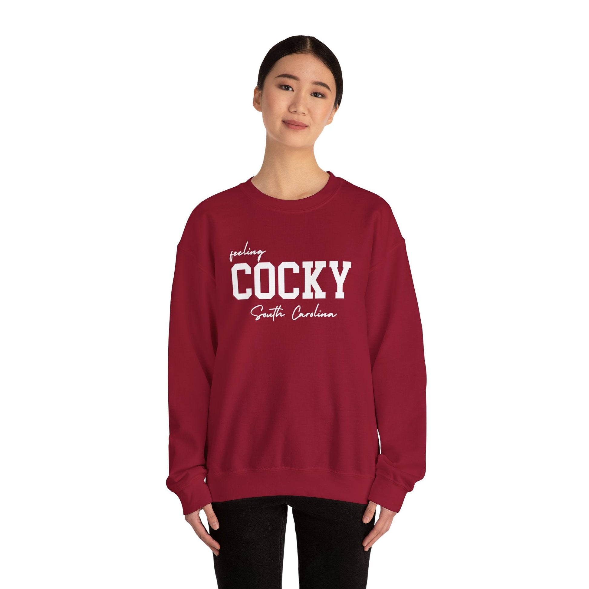 South Carolina Cocks - Feeling Cocky Sweatshirt - joyful