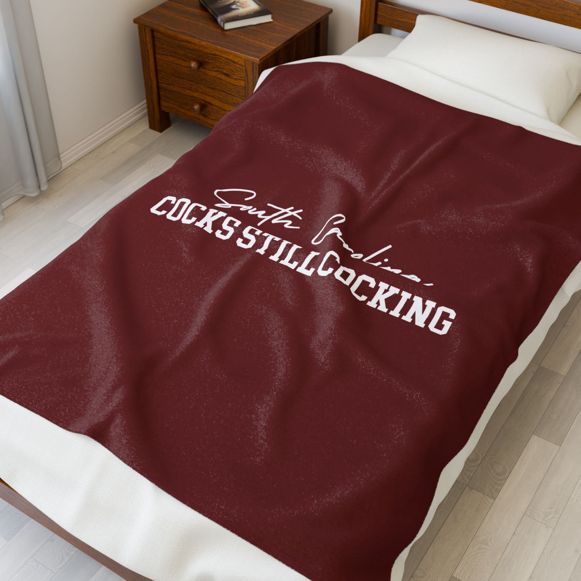 South Carolina Cocks - Stay Cocking 2 blanket - Plush Blanket - joyful
