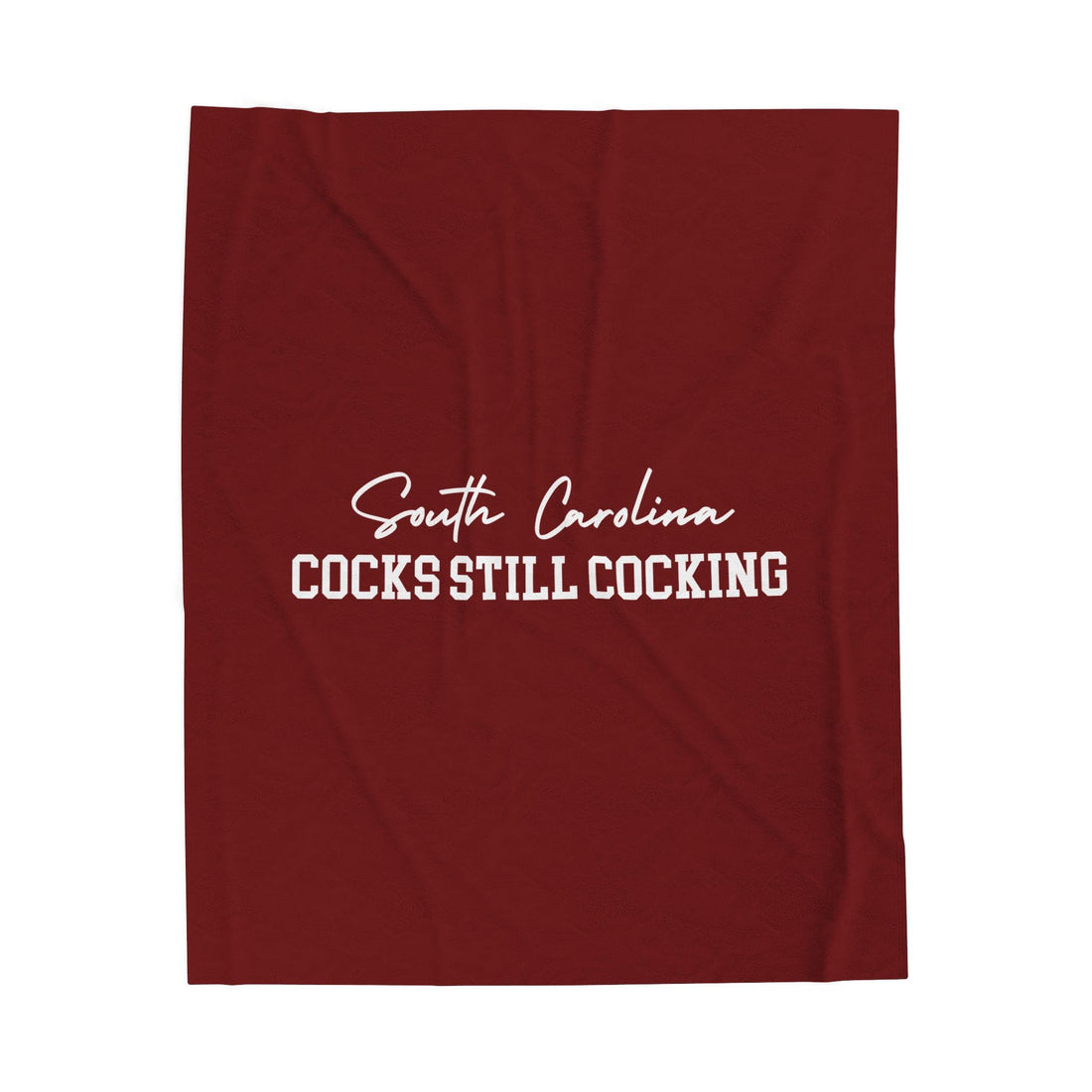 South Carolina Cocks - Stay Cocking 2 blanket - Plush Blanket - joyful