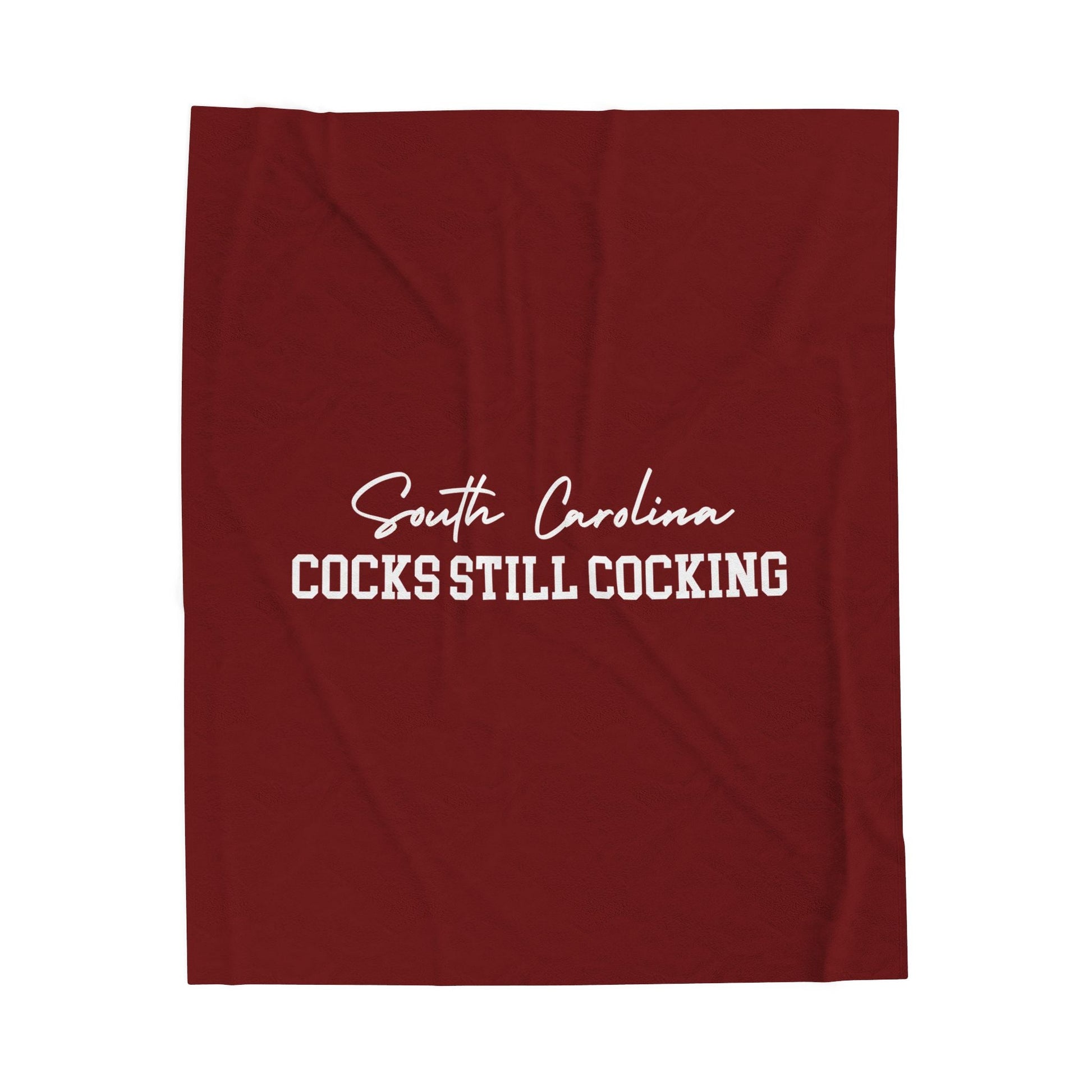 South Carolina Cocks - Stay Cocking 2 blanket - Plush Blanket - joyful