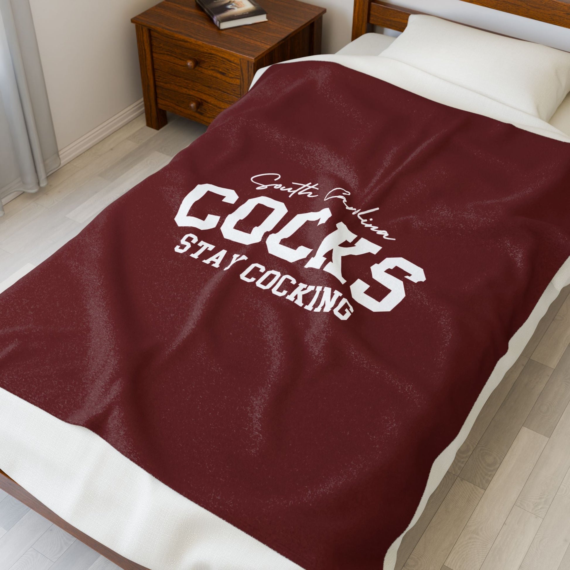 South Carolina Cocks - Stay Cocking blanket - Plush Blanket - joyful