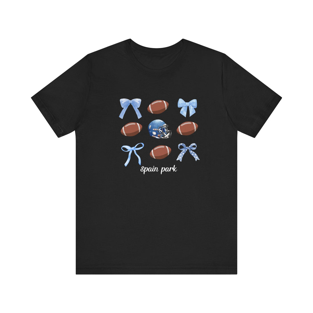 Spain Park - Balls & Bows Unisex Jersey Short Sleeve Tee - joyful