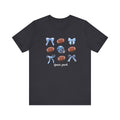 Spain Park - Balls & Bows Unisex Jersey Short Sleeve Tee - joyful