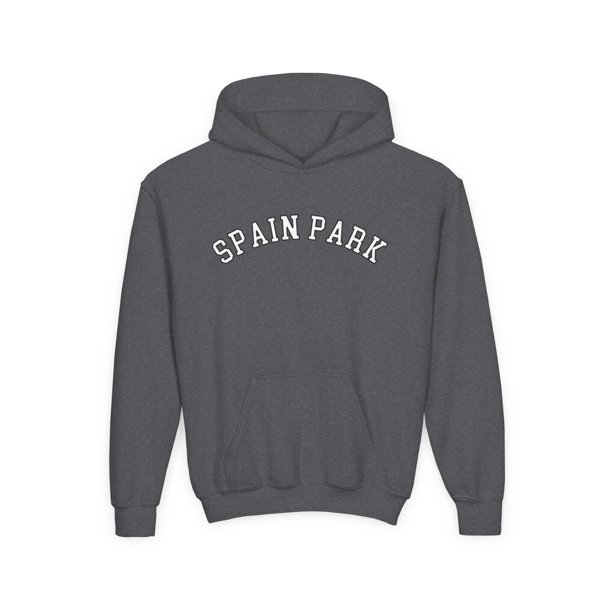 Spain Park Block Youth Heavy Blend Hooded Sweatshirt - joyful