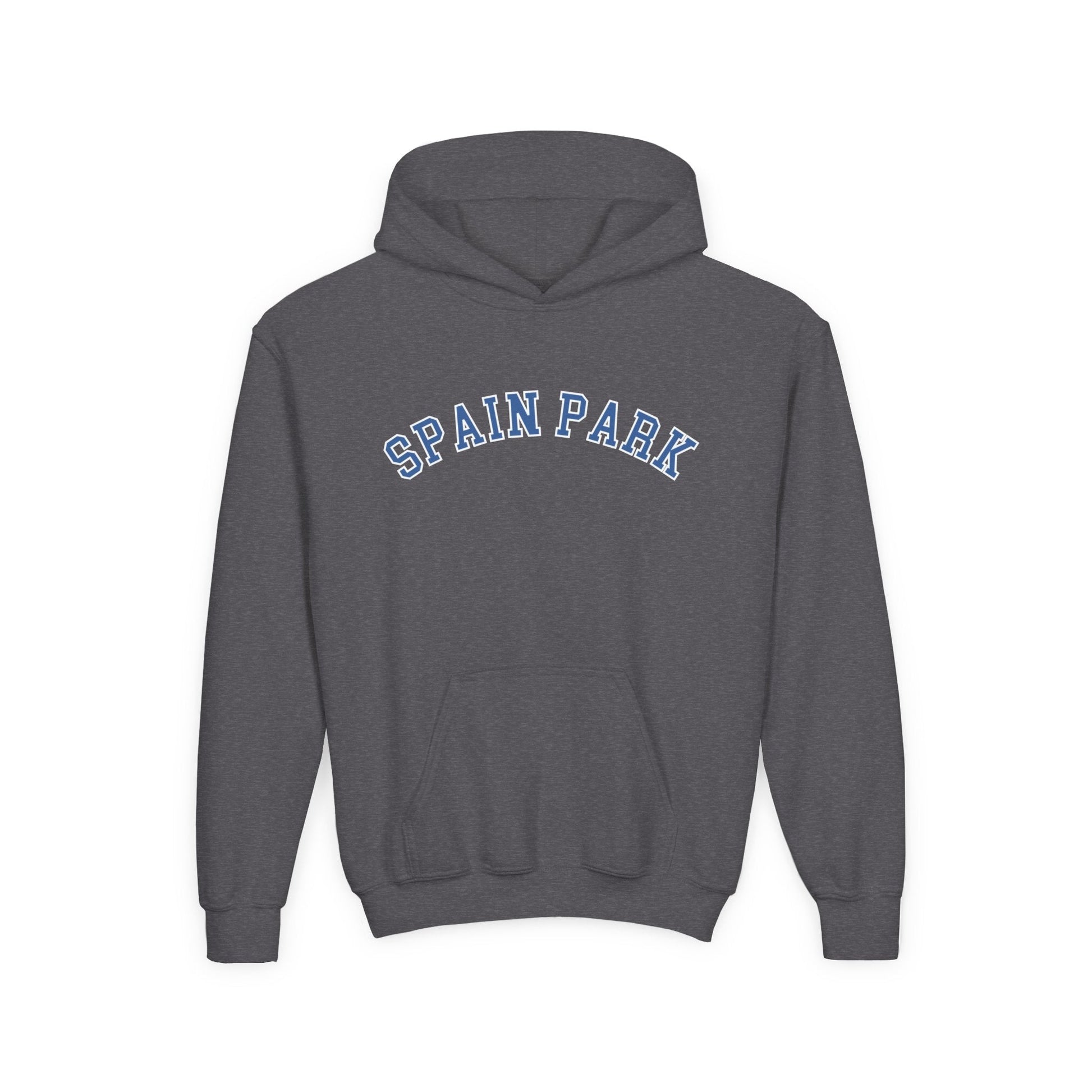 Spain Park block Youth Heavy Blend Hooded Sweatshirt - joyful