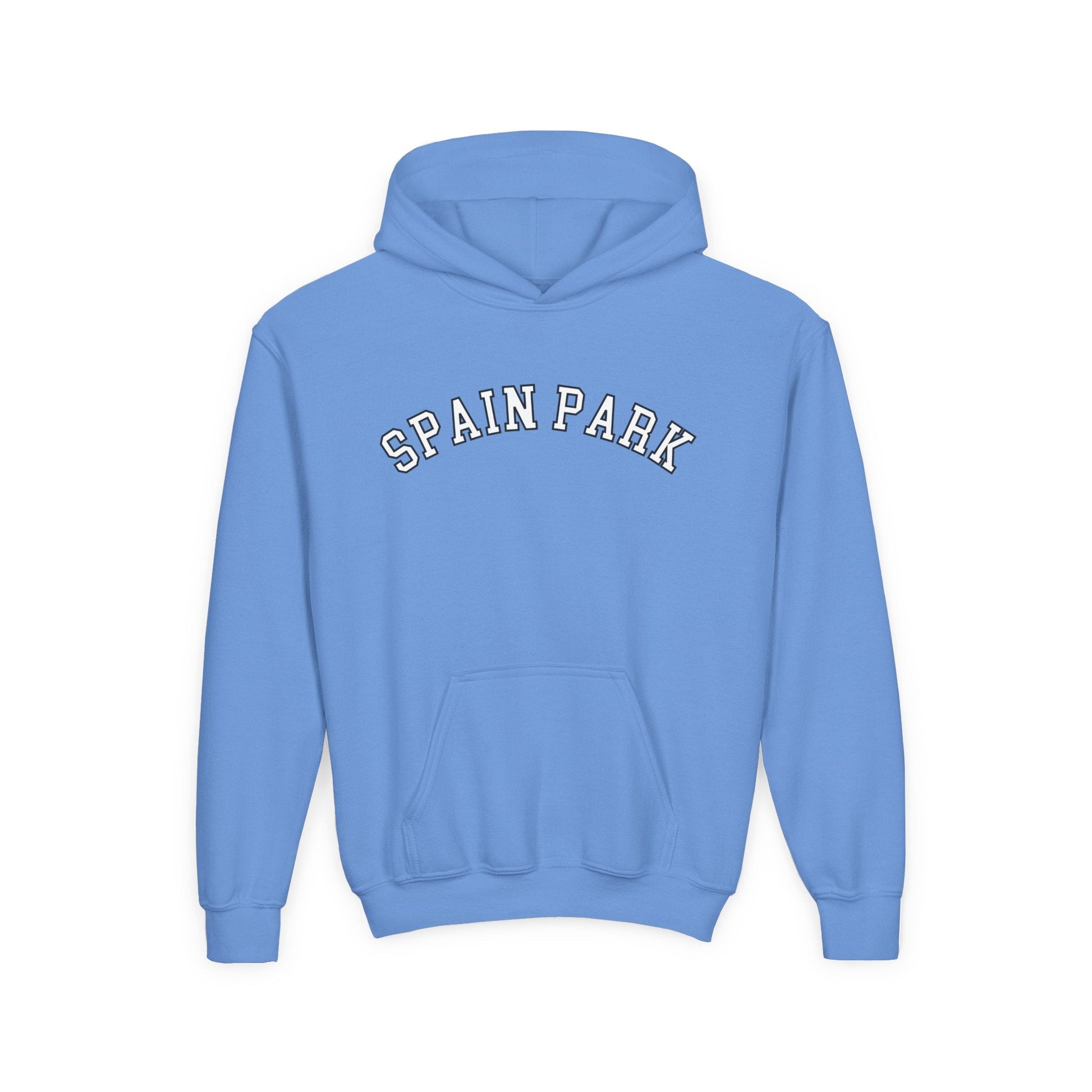 Spain Park Block Youth Heavy Blend Hooded Sweatshirt - joyful