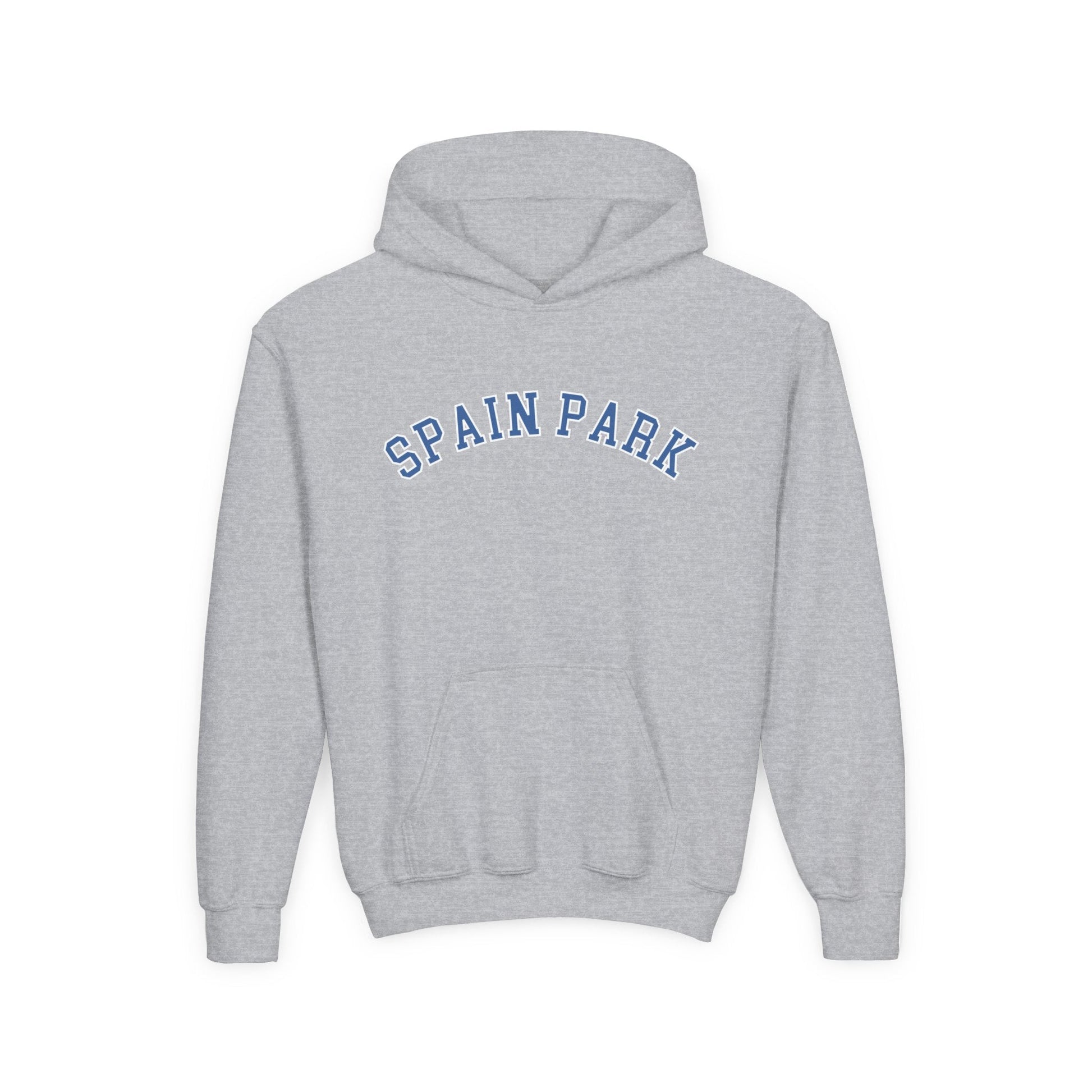 Spain Park block Youth Heavy Blend Hooded Sweatshirt - joyful