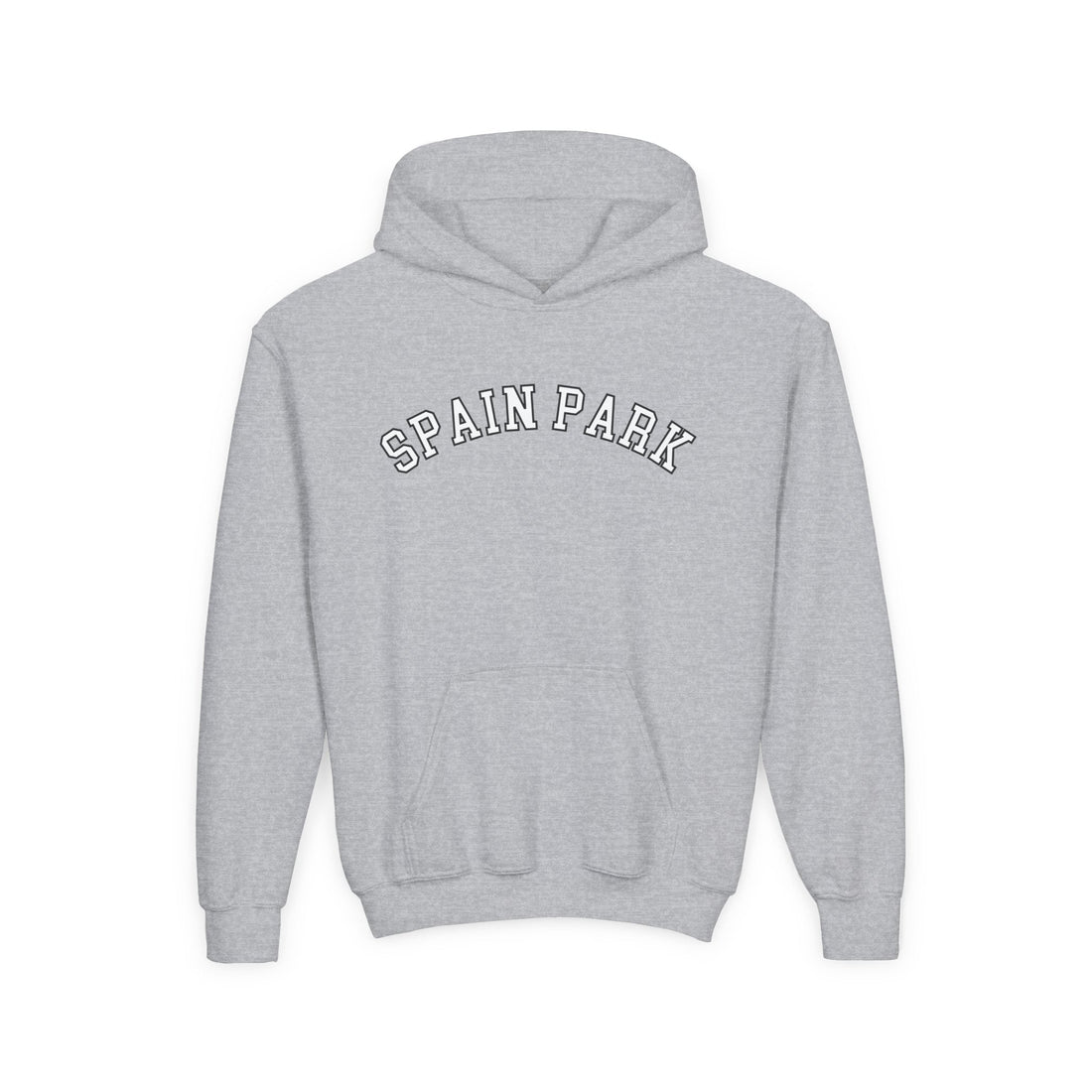 Spain Park Block Youth Heavy Blend Hooded Sweatshirt - joyful