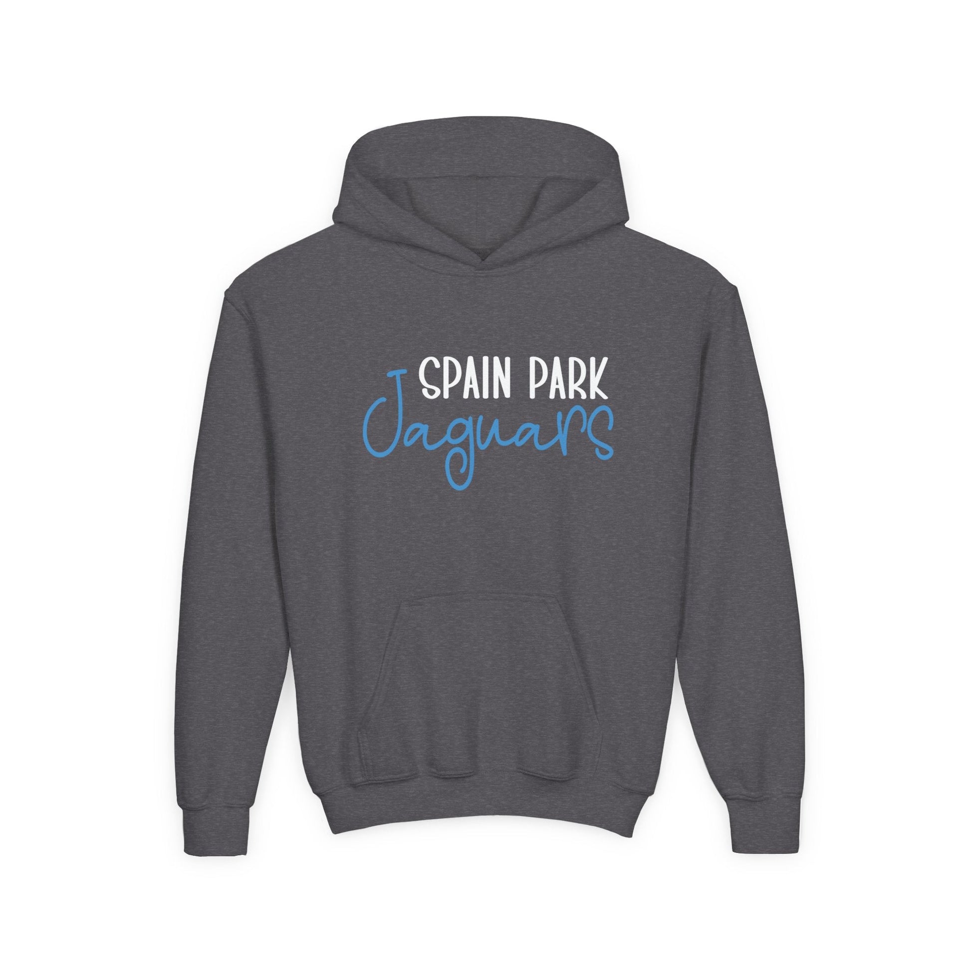 Spain Park Jaguars - Youth Heavy Blend Hooded Sweatshirt - joyful