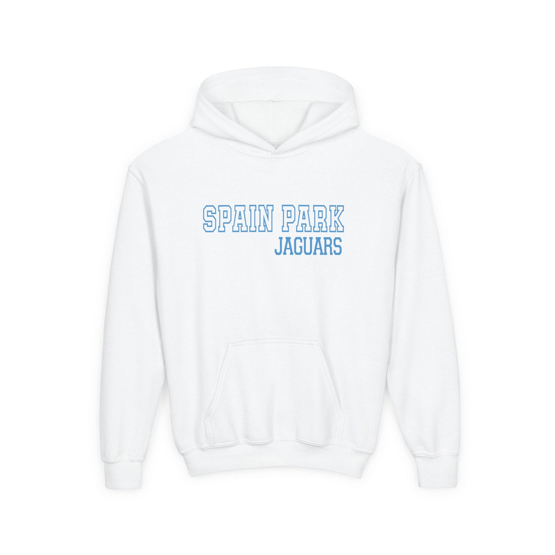 Spain Park Jaguars - Youth Heavy Blend Hooded Sweatshirt - joyful