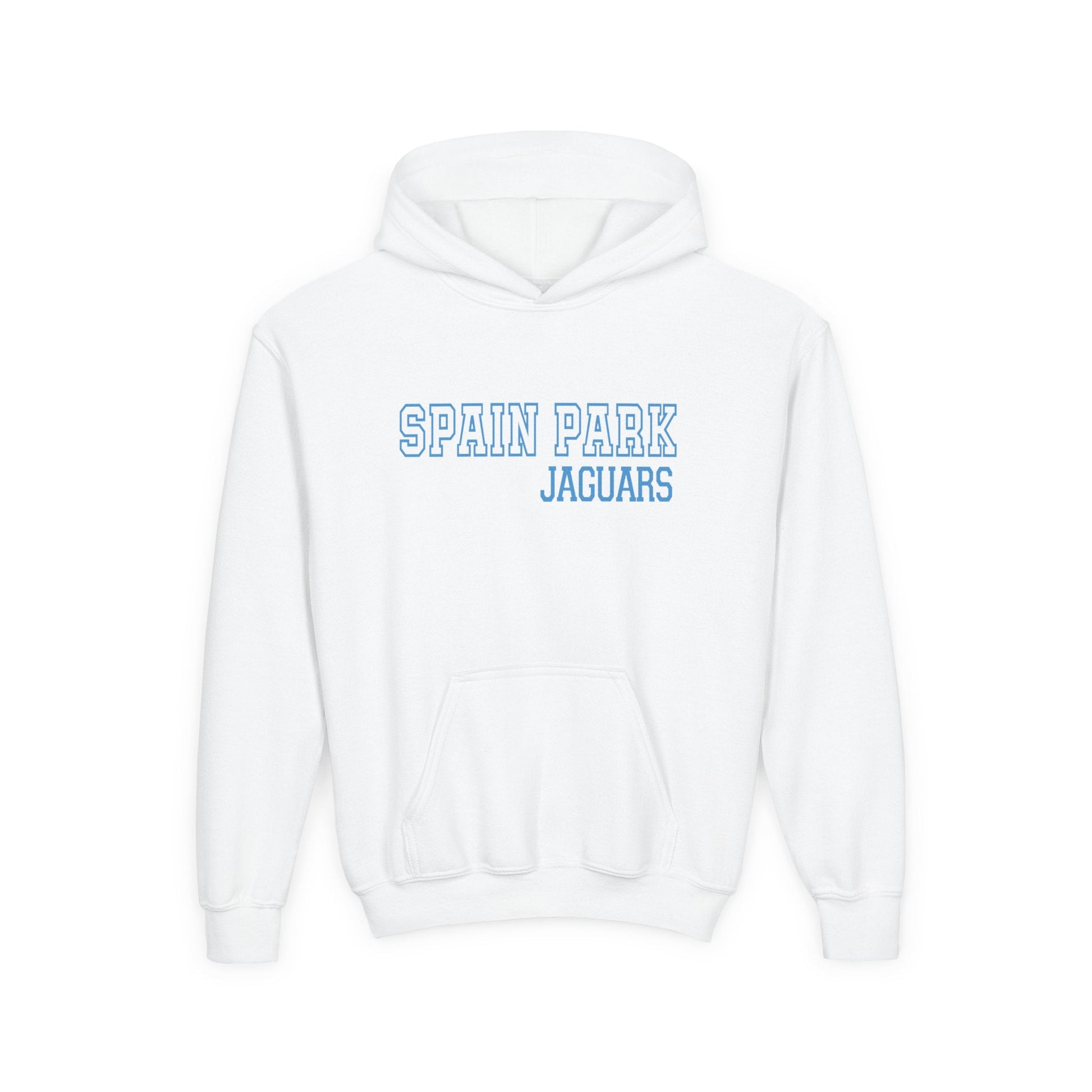 Spain Park Jaguars - Youth Heavy Blend Hooded Sweatshirt - joyful