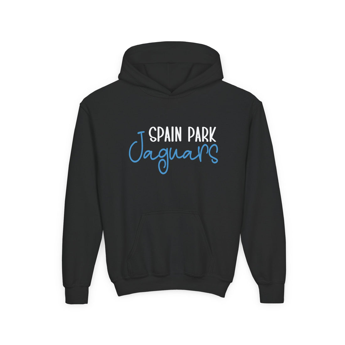 Spain Park Jaguars - Youth Heavy Blend Hooded Sweatshirt - joyful