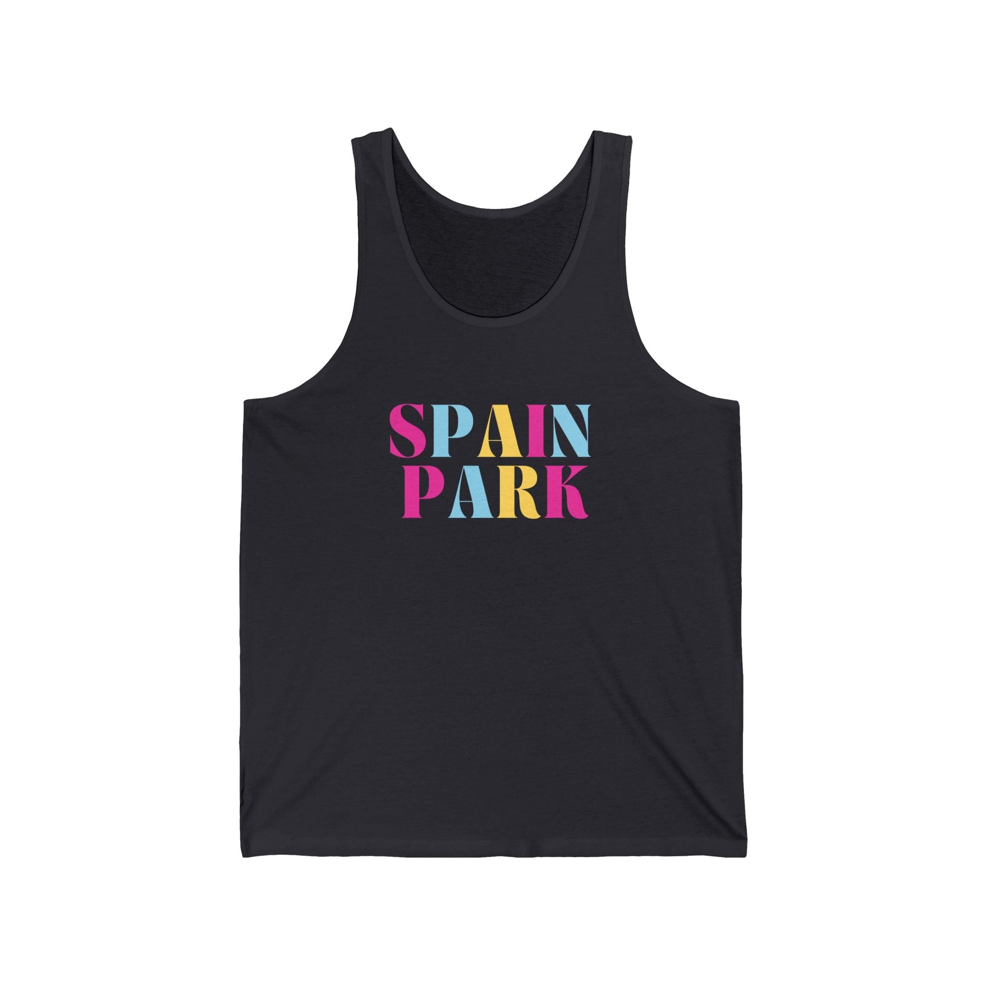 Spain Park - PASTEL Unisex Jersey Tank - joyful