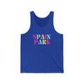 Spain Park - PASTEL Unisex Jersey Tank - joyful