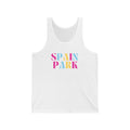 Spain Park - PASTEL Unisex Jersey Tank - joyful