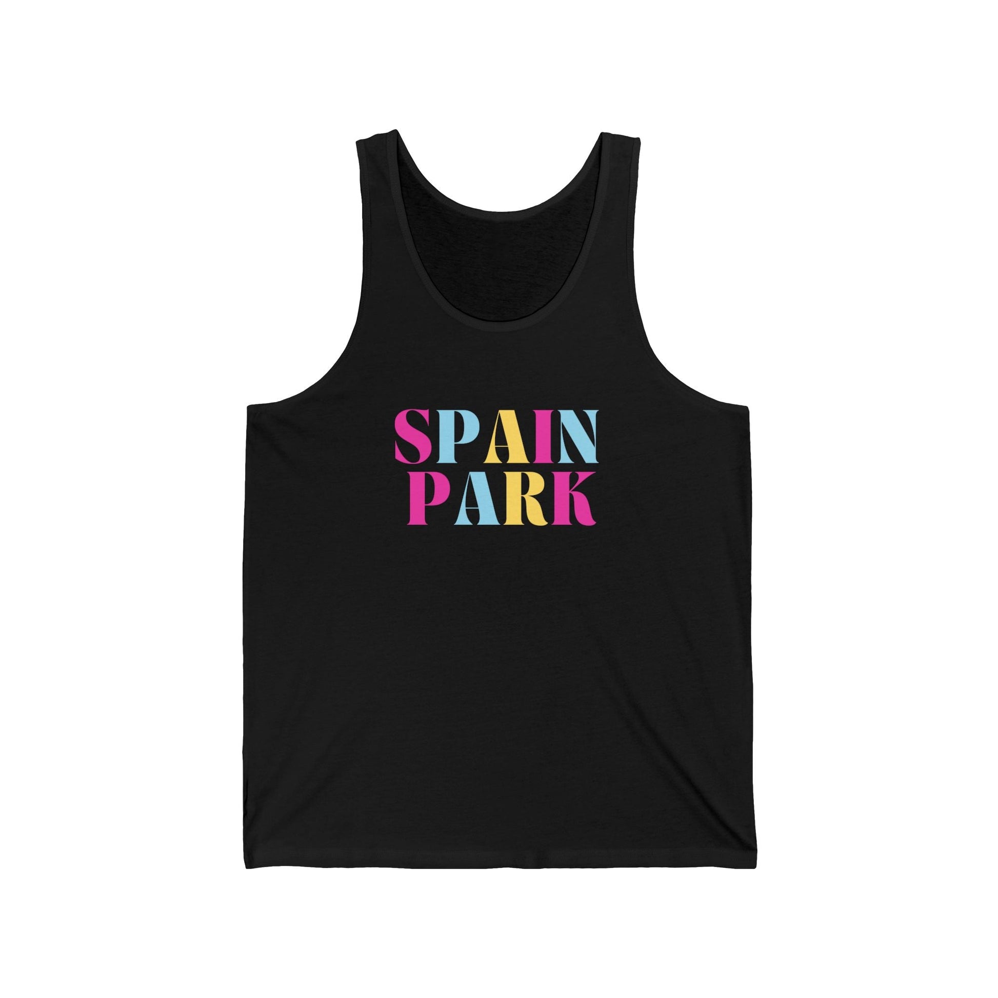 Spain Park - PASTEL Unisex Jersey Tank - joyful