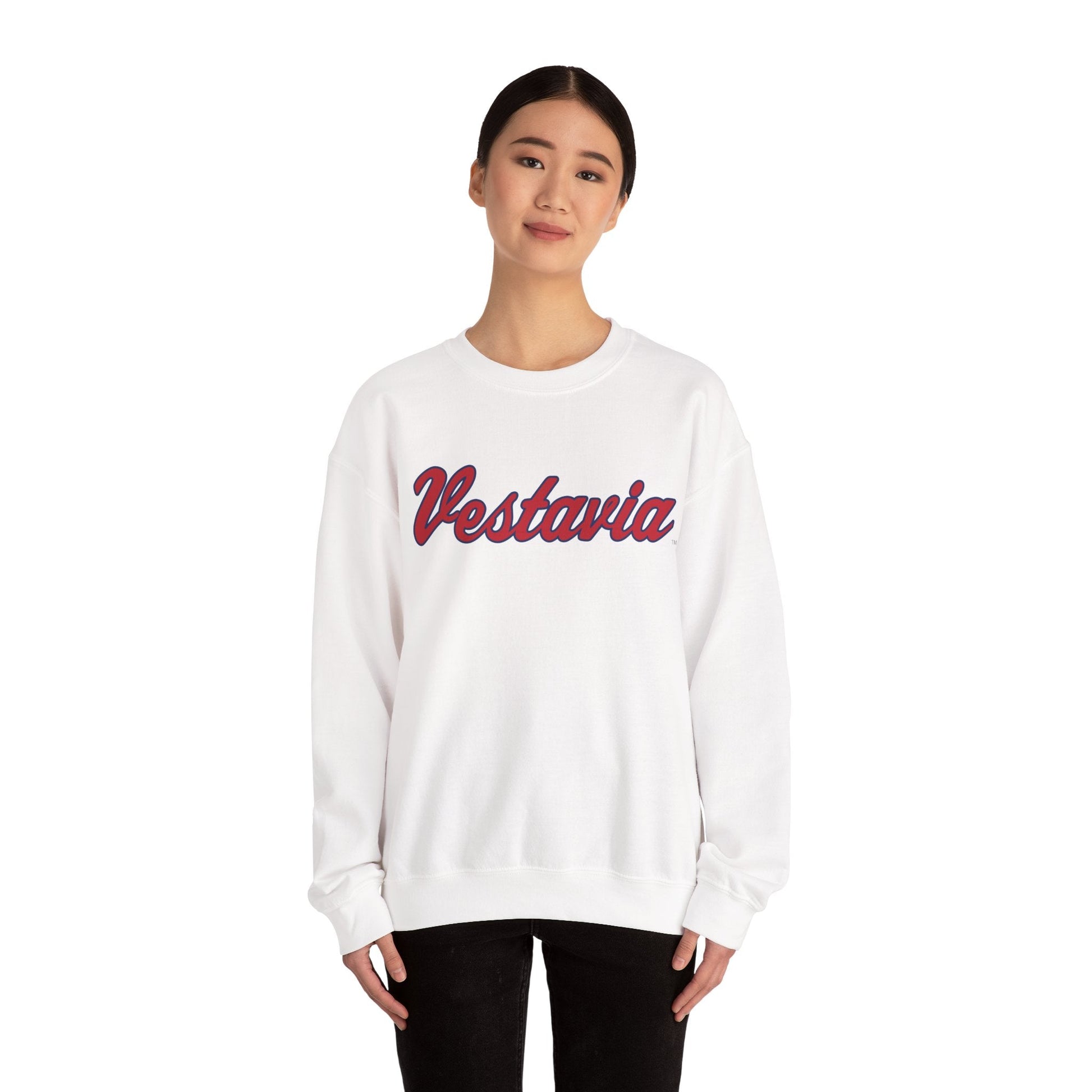 Vestavia Hills Mark Heavy Blend™ Crewneck Sweatshirt - joyful