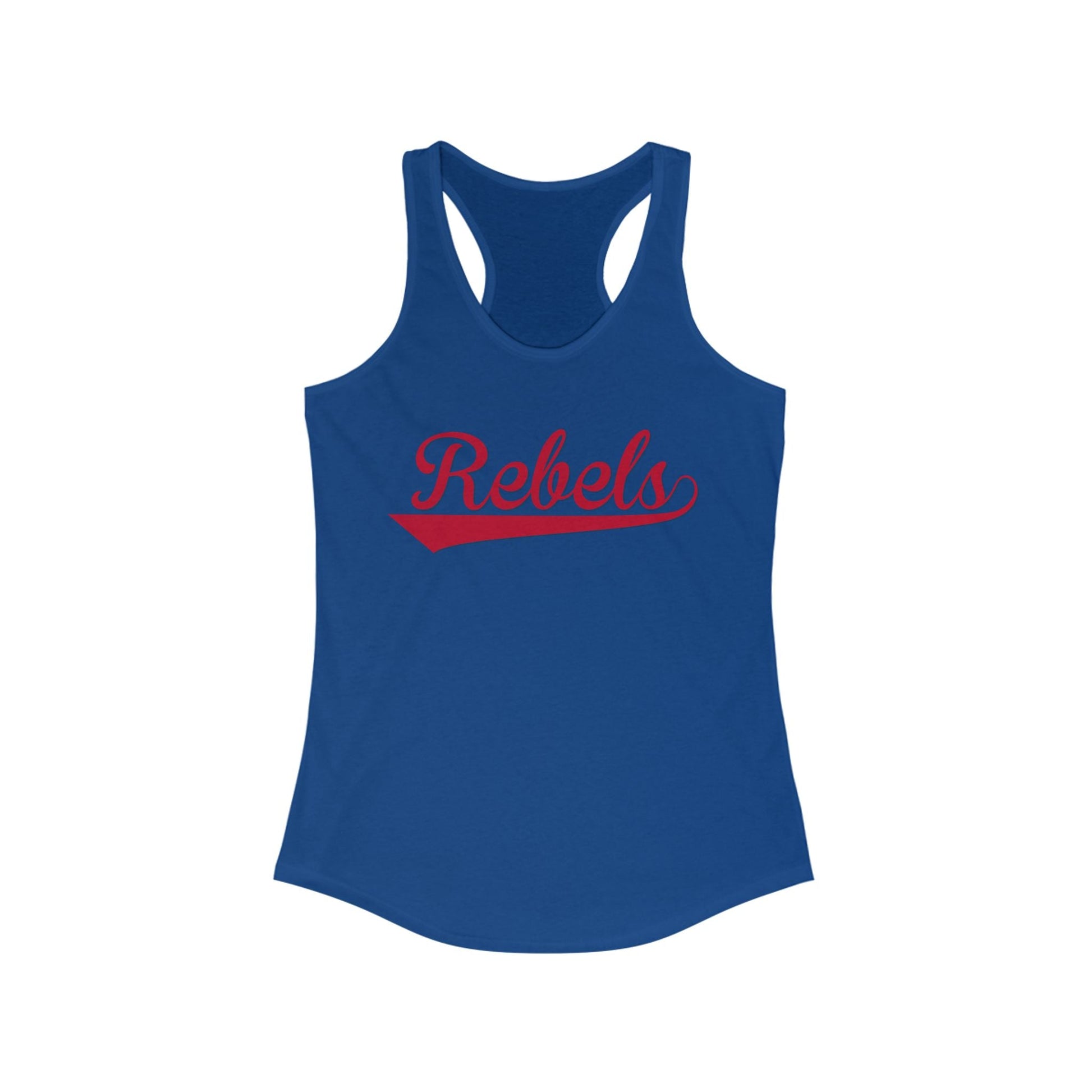 Vestavia Hills - Rebels Women's Ideal Racerback Tank - joyful
