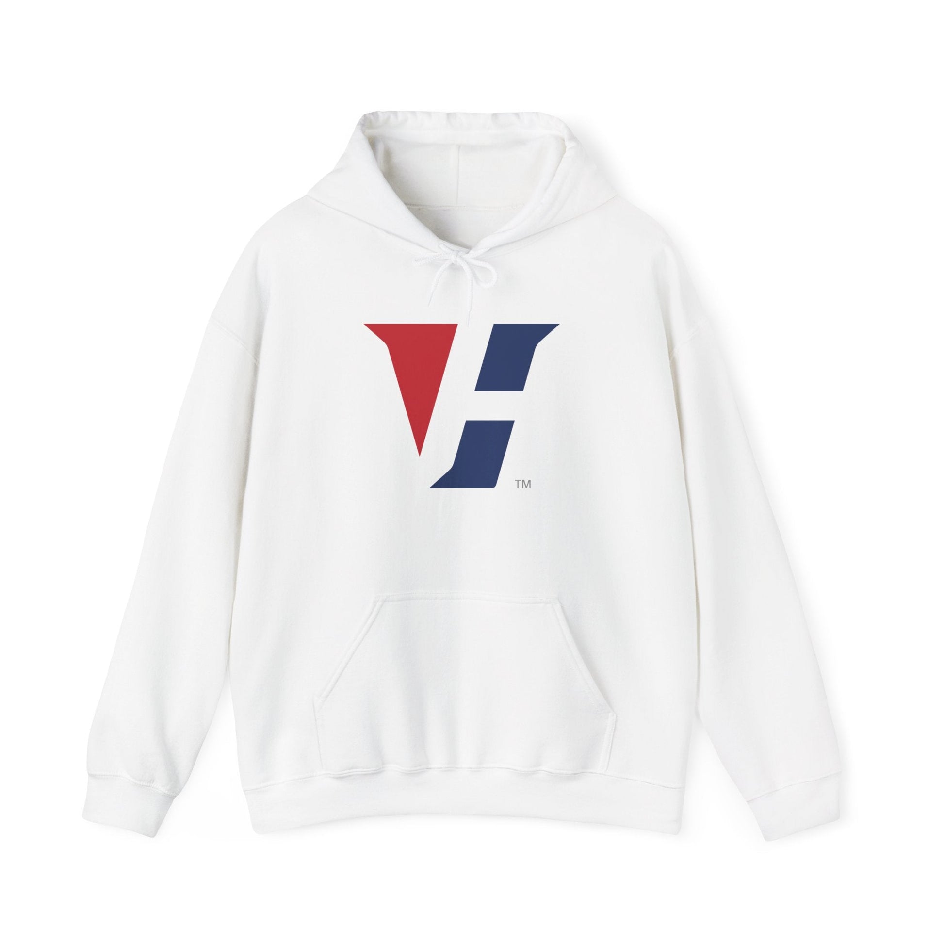 Vestavia - V Red and Blue Hooded Sweatshirt - joyful