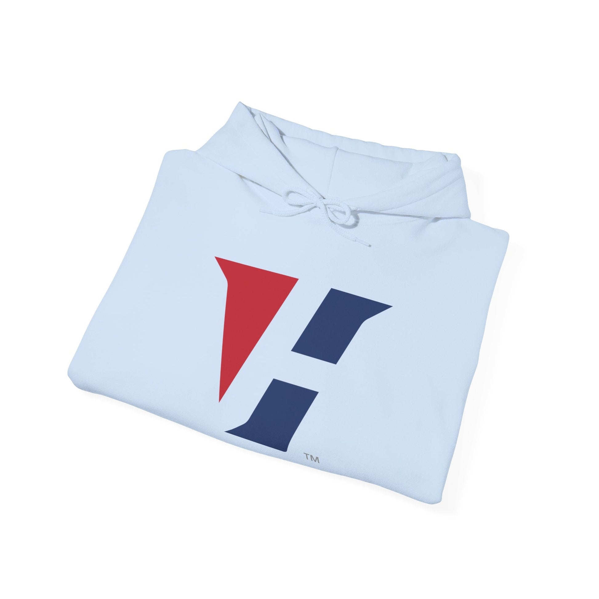 Vestavia - V Red and Blue Hooded Sweatshirt - joyful