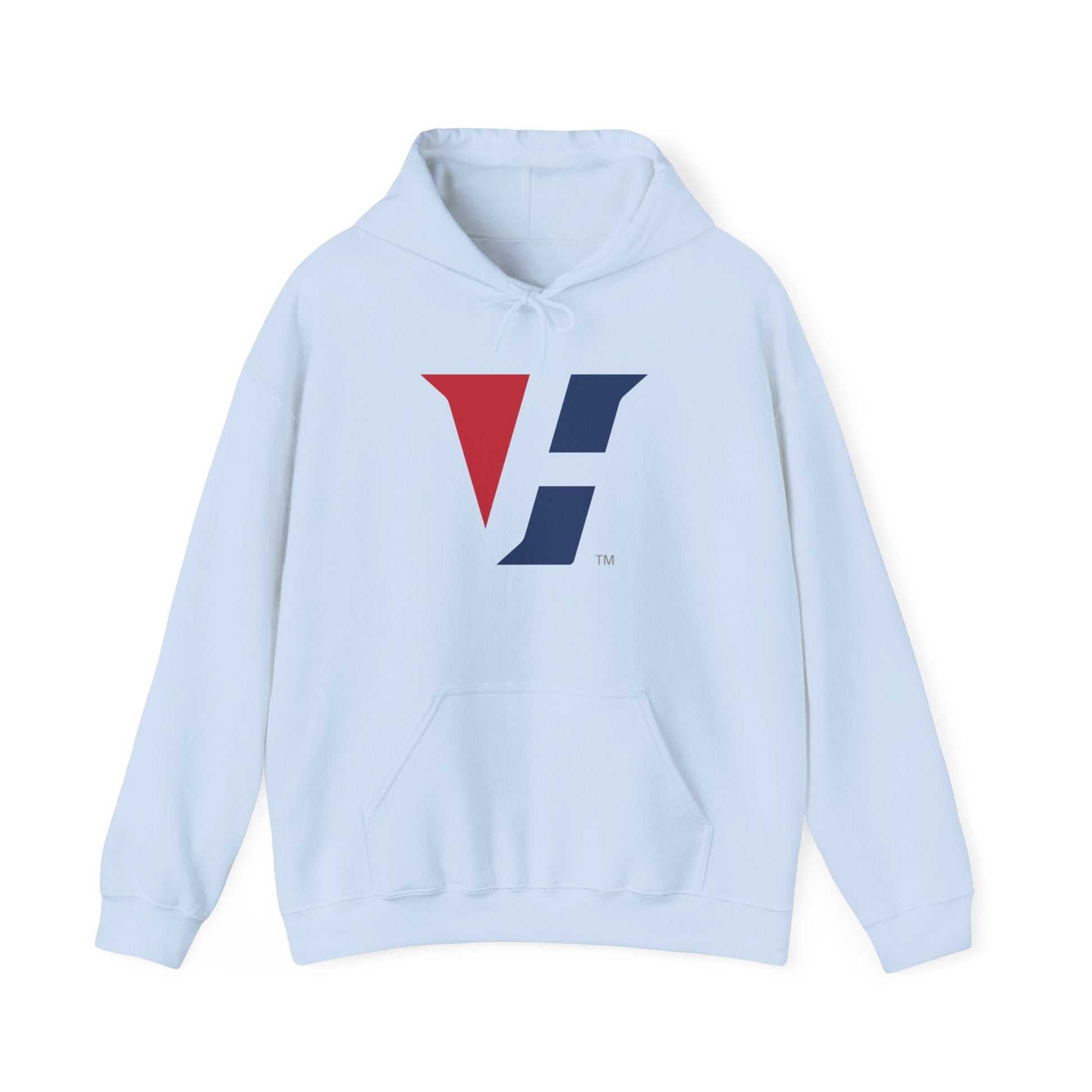 Vestavia - V Red and Blue Hooded Sweatshirt - joyful