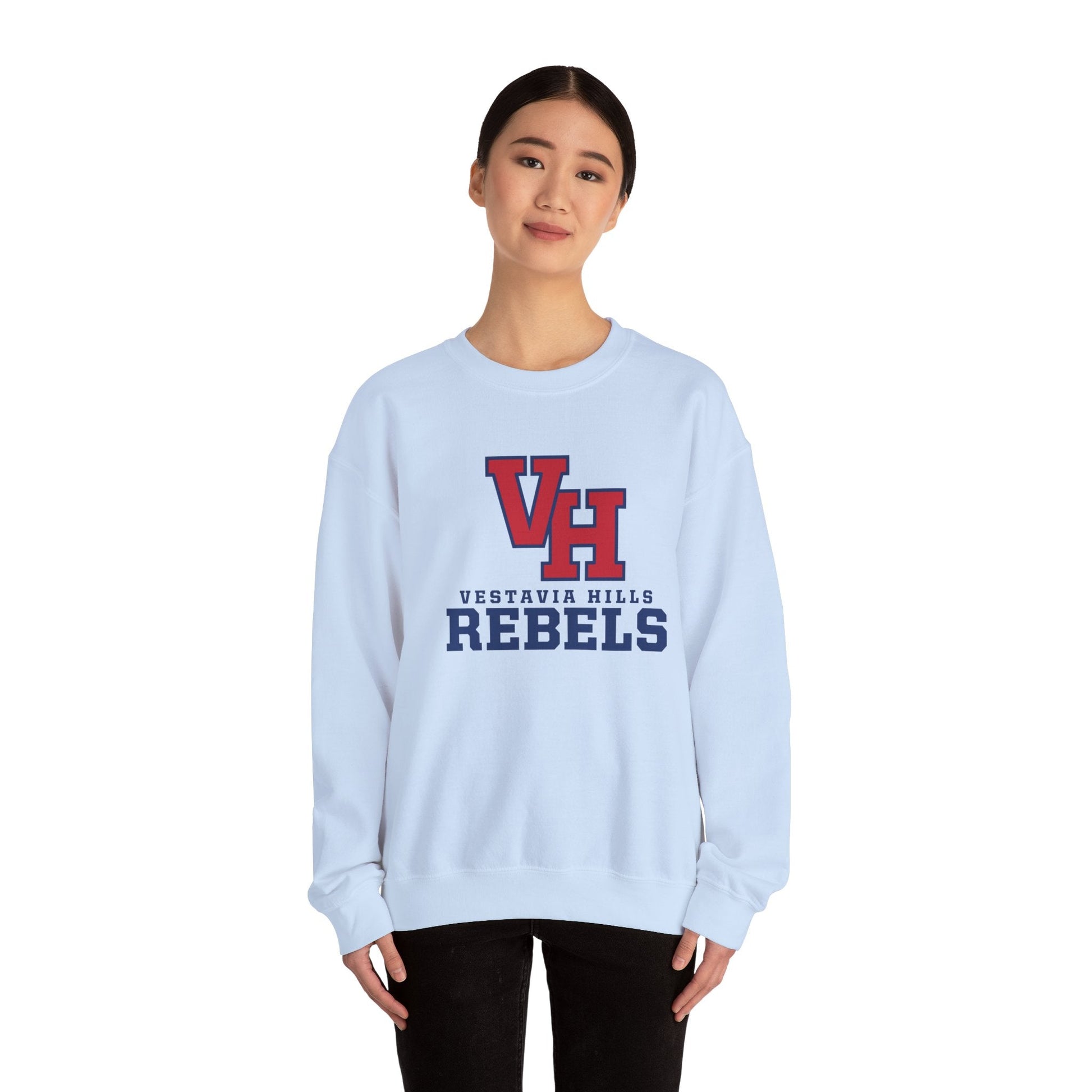 Vestavia - Vestavia Hills Rebels Heavy Blend™ Crewneck Sweatshirt - joyful